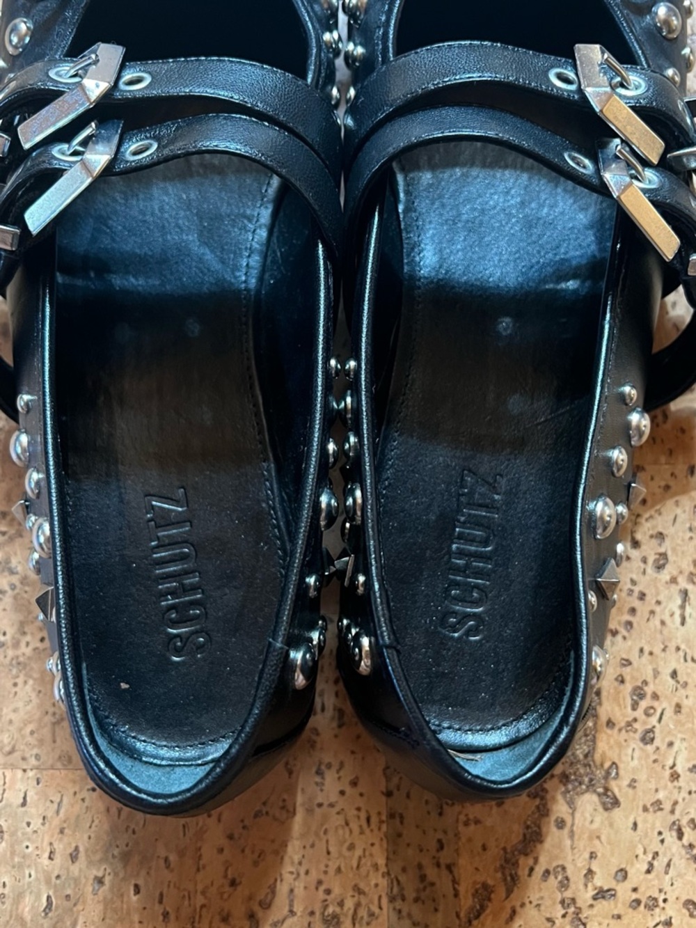 Schutz - Sarita studded ballet flats - Picture 3 of 5